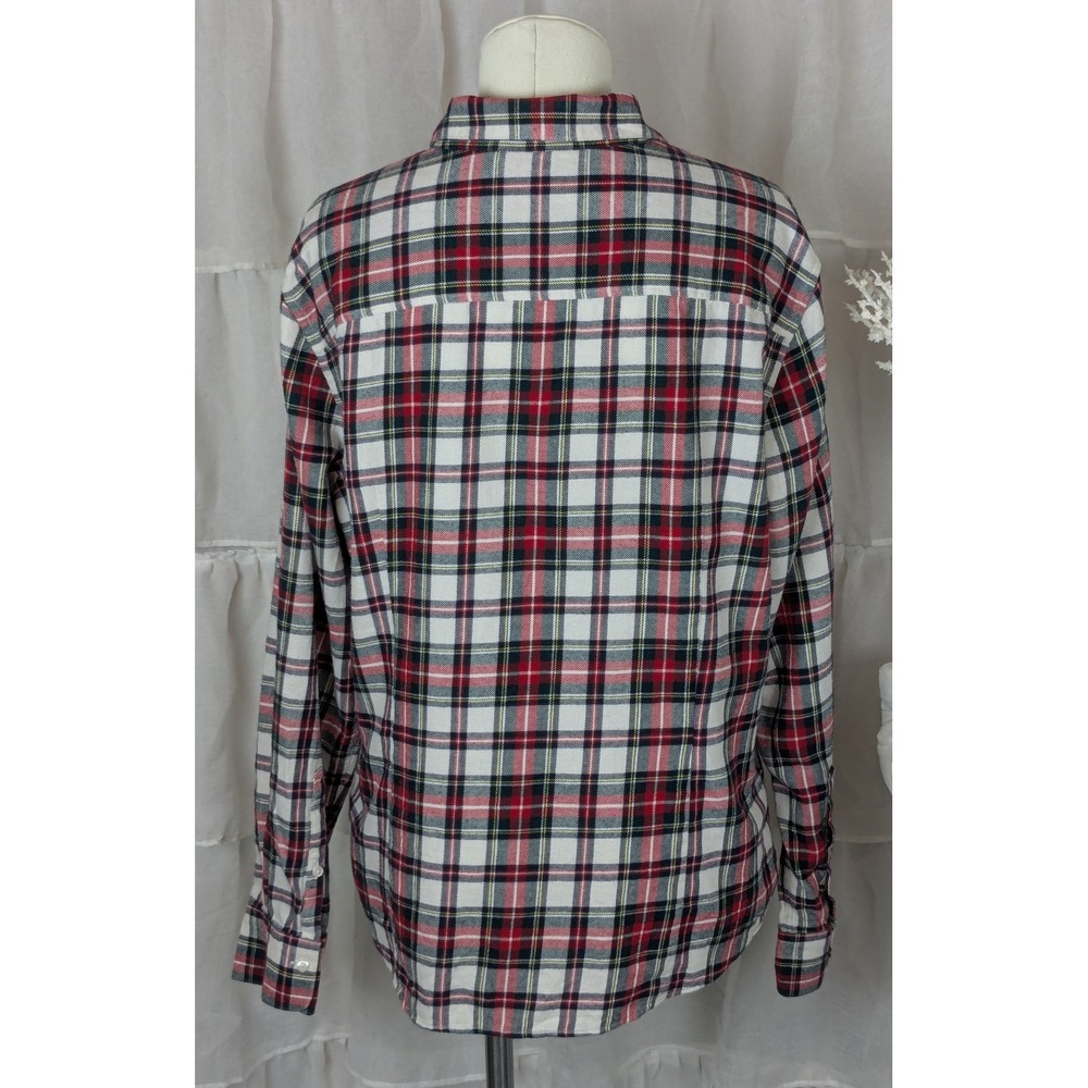 Brooks Brothers 346 Womens Plaid Button Up Long Sleeve Flannel Shirt Size 16 - Picture 3 of 8